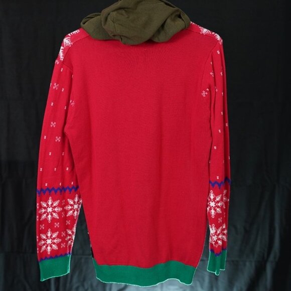 Festive Reindeer Ugly Christmas Sweater - Picture 5 of 5